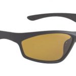 Fisherman Eyewear Vantage Sunglass, Matte Black Frame, Amber Polarized Lens