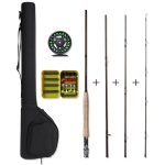 NetAngler Fly Fishing Combo Lightweight Portable Rod and Reel Kit