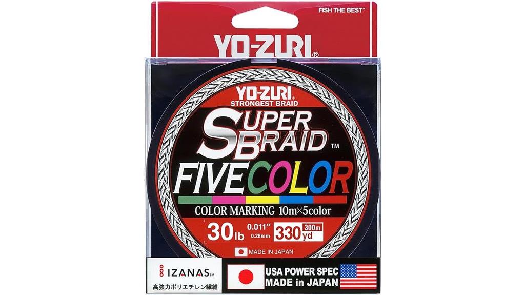 Yo-Zuri Super Braid 30LB 5 Color Review