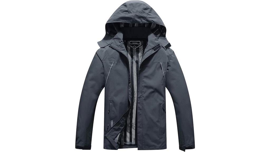 MOERDENG Men's Waterproof Rain Jacket Review: Lightweight & Stylish